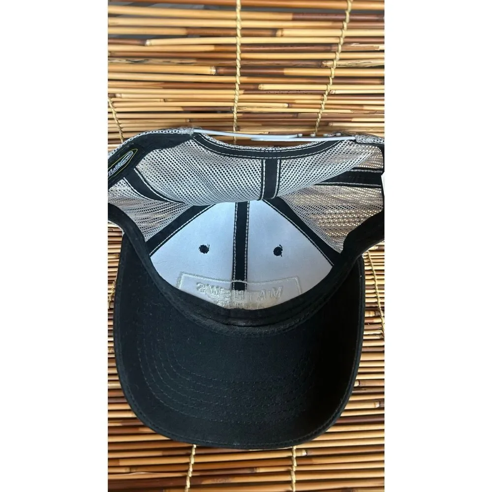 Mathews Archery Black and Grey Mesh Truckers Hat